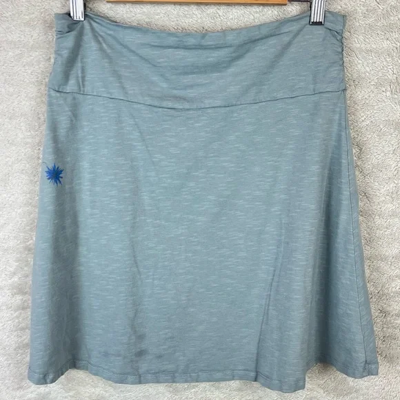 HORNY TOAD Chaka Skirt Medium Floral Embroidery Organic Cotton - Picture 5 of 12